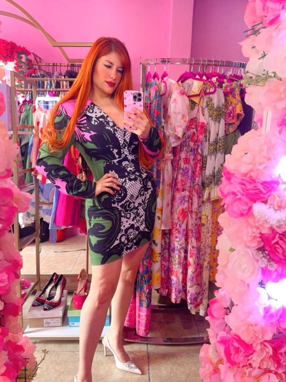 Malone Collared Micro Mini Dress 🌸 - Picture 4 of 5